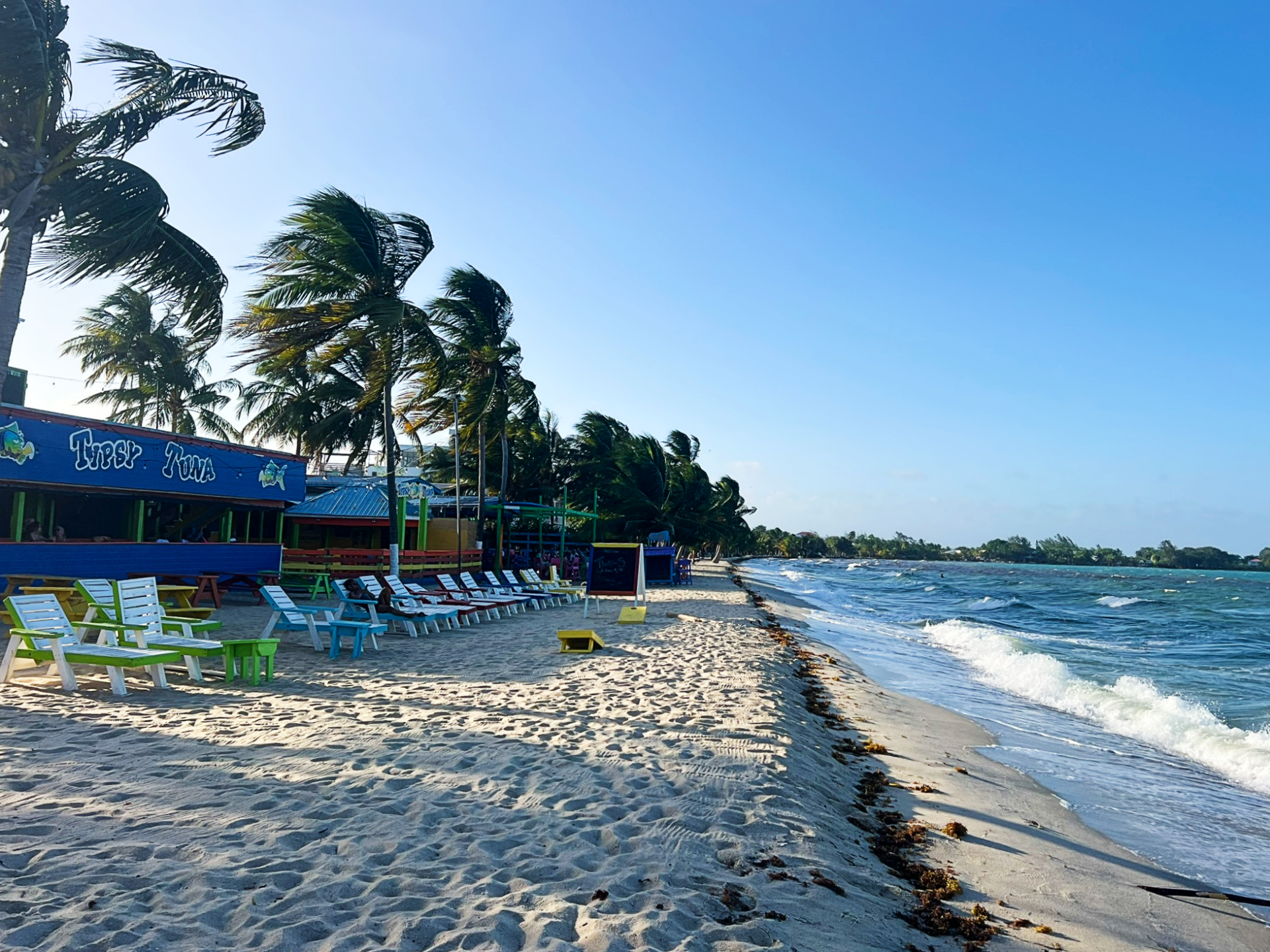 Turquoise waters of Belize
